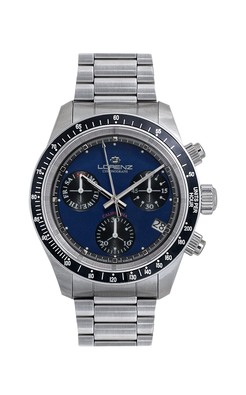 Orologio Lorenz California Swisse Collection Chronograph Ref.090003DD