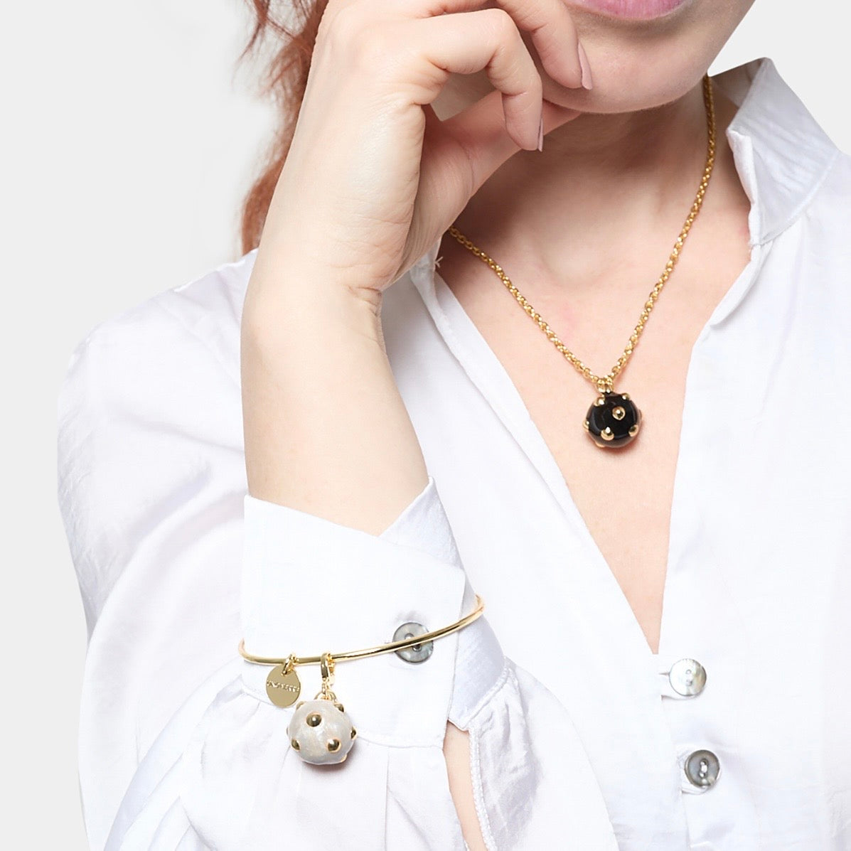 Unoaerre charm mine smalto sabbia