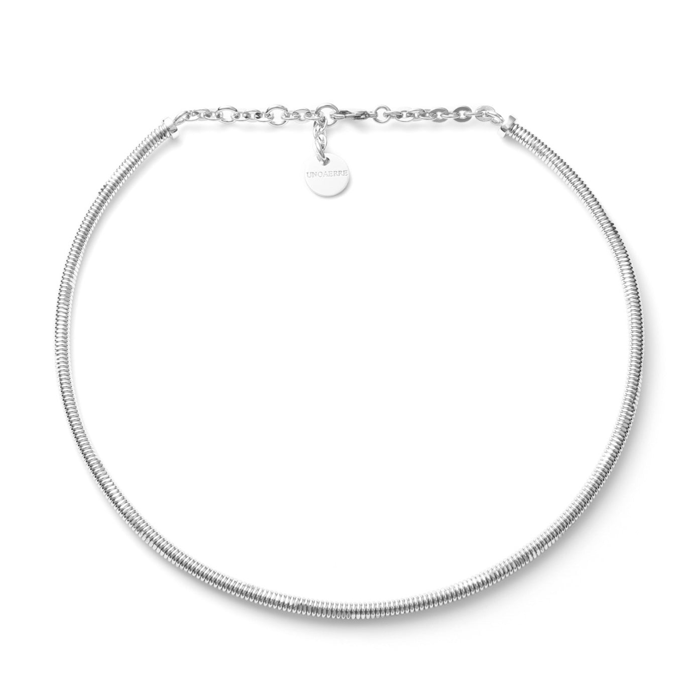 Collana chiodo argentato