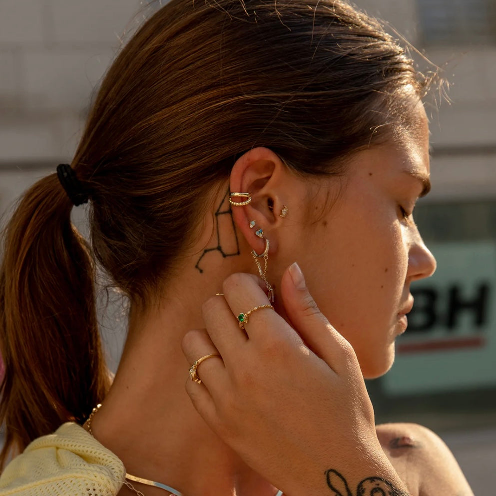 Lineargent mini confezione luminosa di piercing in argento