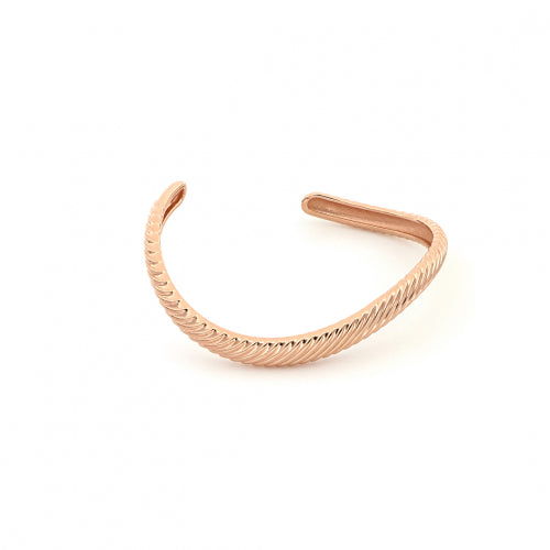 Unoaerre Bracciale Vortice in argento dorato rosa