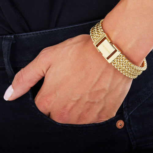 Unoaerre Bracciale in bronzo dorato