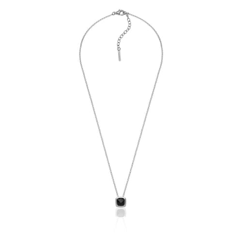 Unoaerre Collana in argento con cristallo Onice