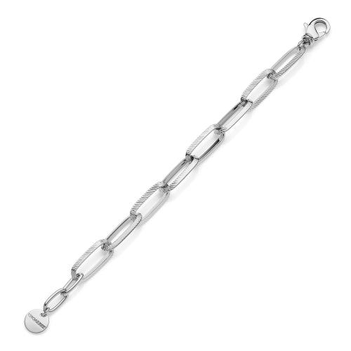 Unoaerre Bracciale catena argentata Triangoli
