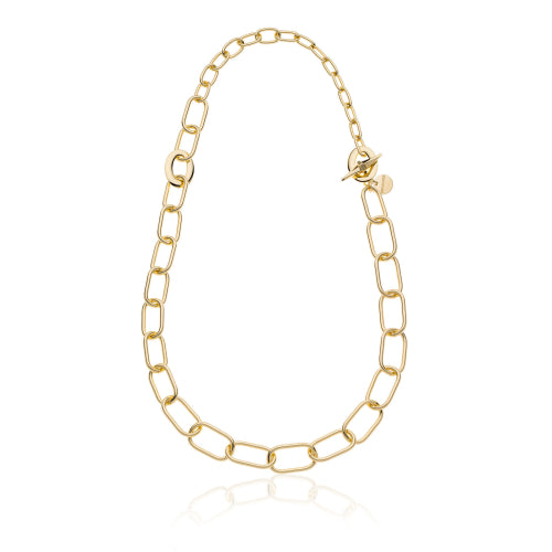 Unoaerre Collana chanel con maglie ovali