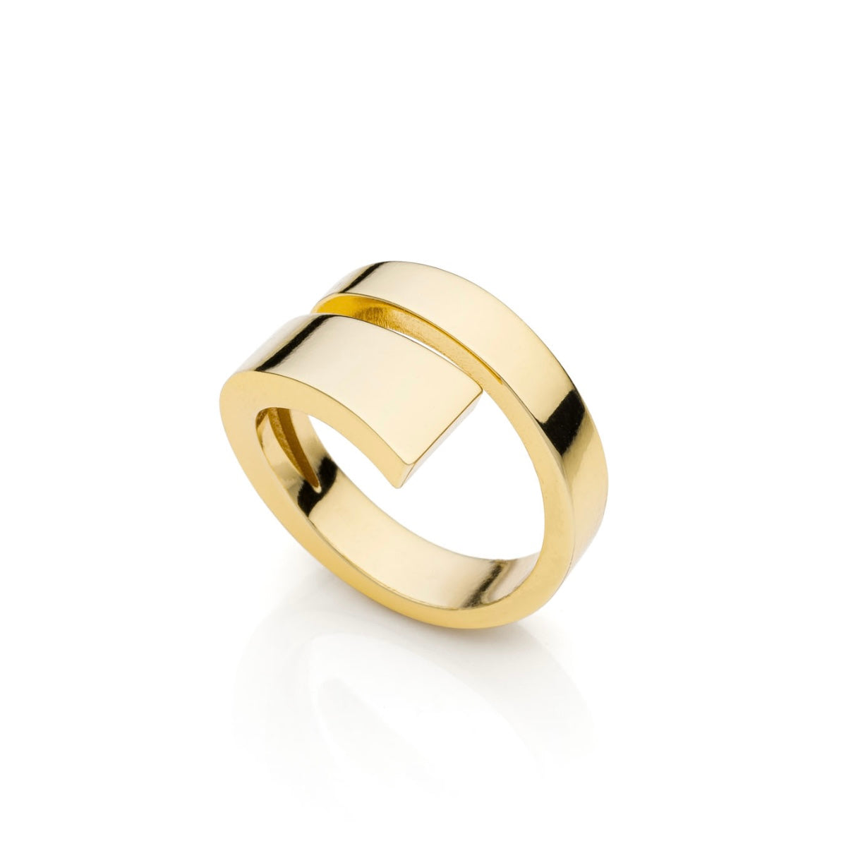 Anello contrarié dorato