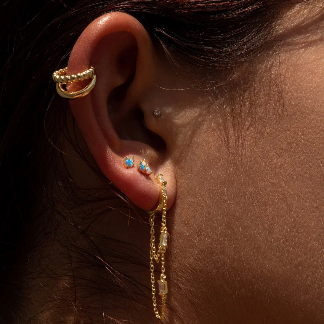 Lineargent mini confezione luminosa di piercing in argento