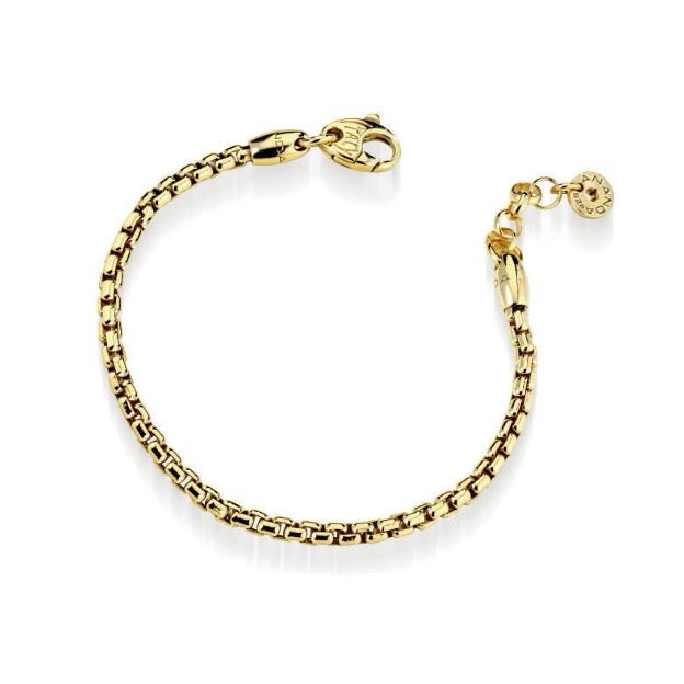 Bracciale catena a maglie rettangolari