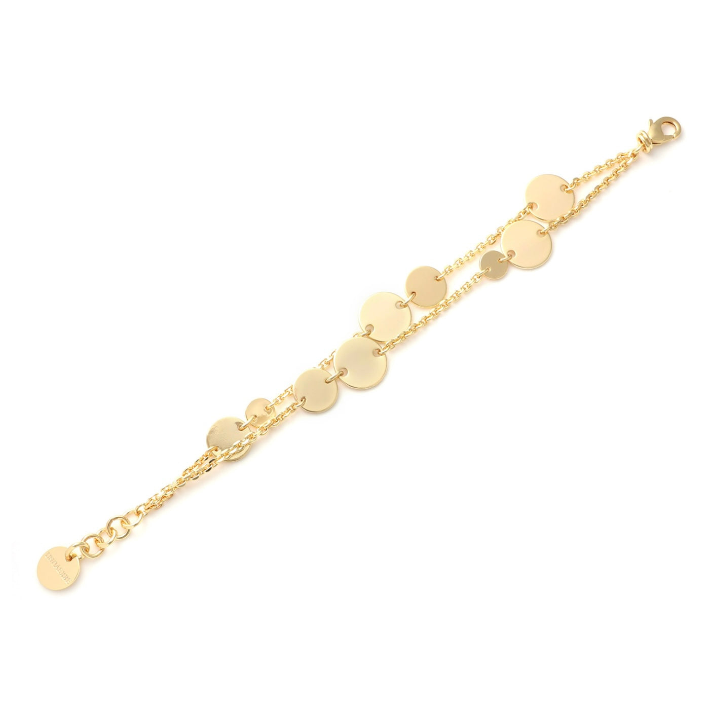 Unoaerre bracciale con medagliette dorato