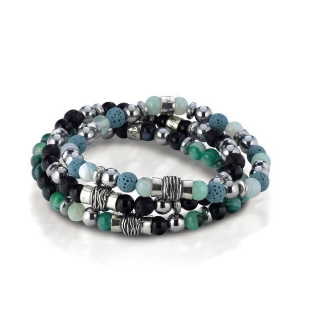 Ananda 925 bracciale elastico colorato