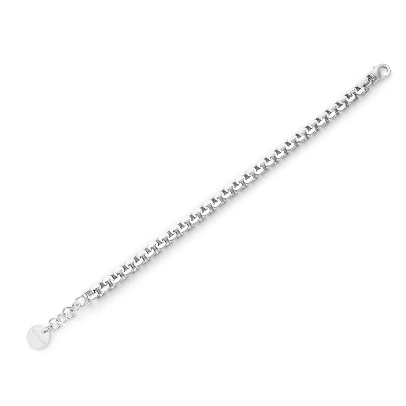 Unoaerre bracciale forzatina quadra argentato