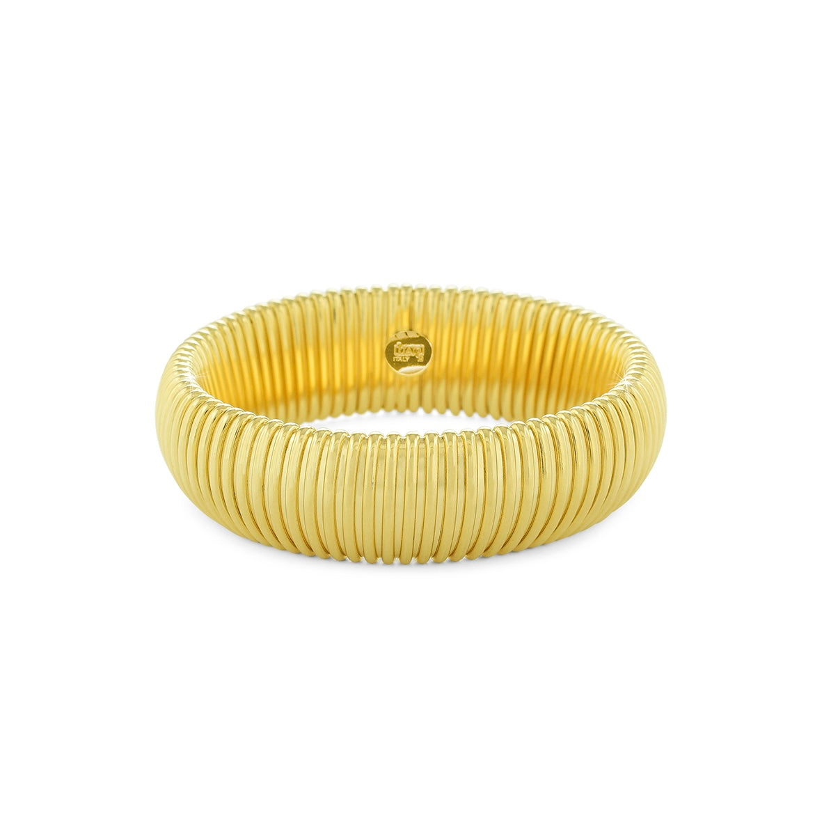 Unoaerre bracciale dorato a fascia tubogas