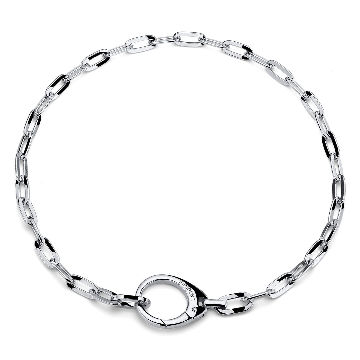 Unoaerre collana maxi chiusura argentata