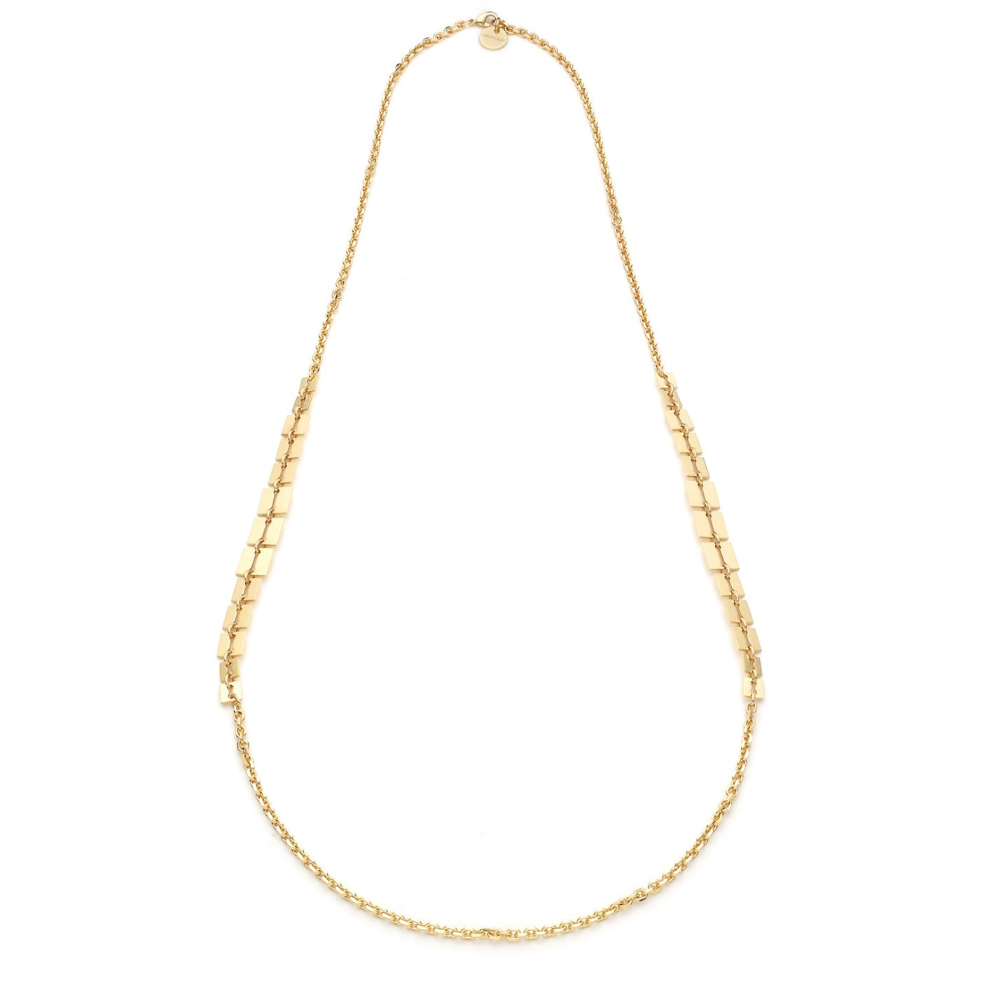 Collana lunga dorata Lux