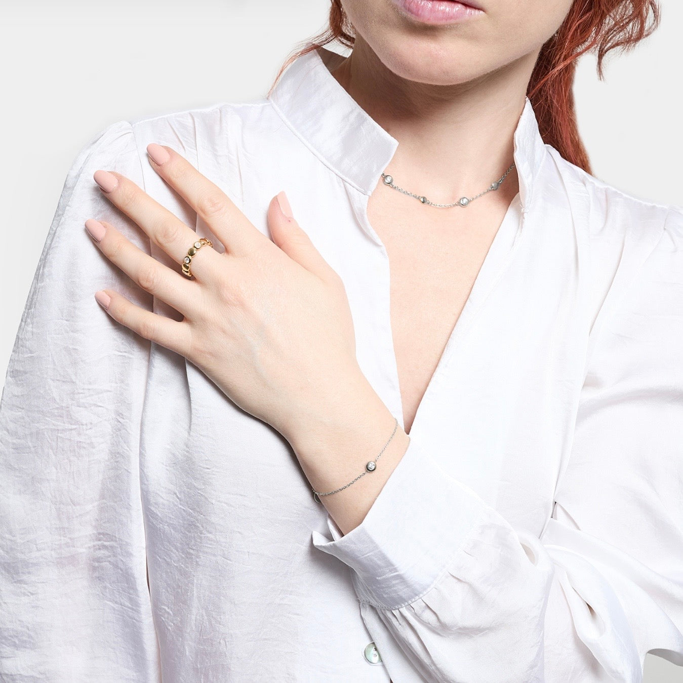 Unoaerre bracciale in argento Sparkle