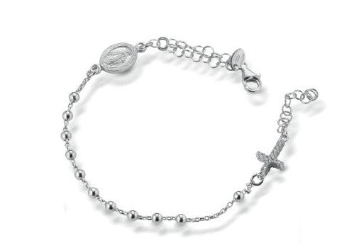 Ananda bracciale rosario in argento