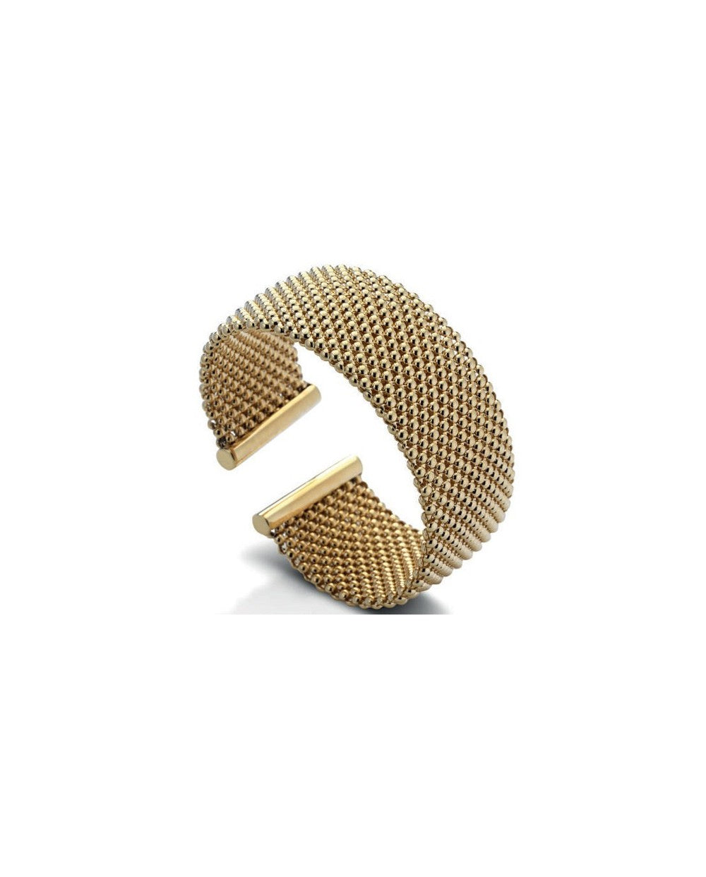 Gisel bracciale rigido in bronzo dorato