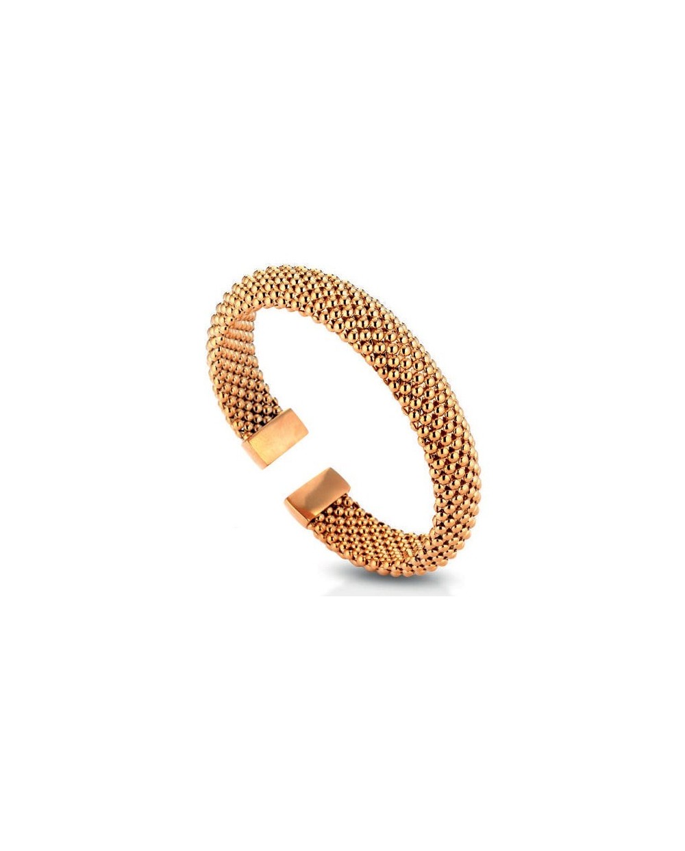 Gisel bracciale rigido in bronzo ramato