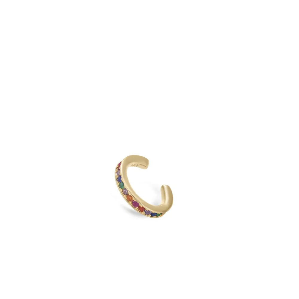 Lineargent Modello multicolore di orecchino a polsino in argento