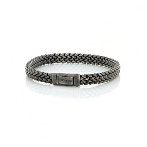 Unoaerre Bracciale in argento brunito