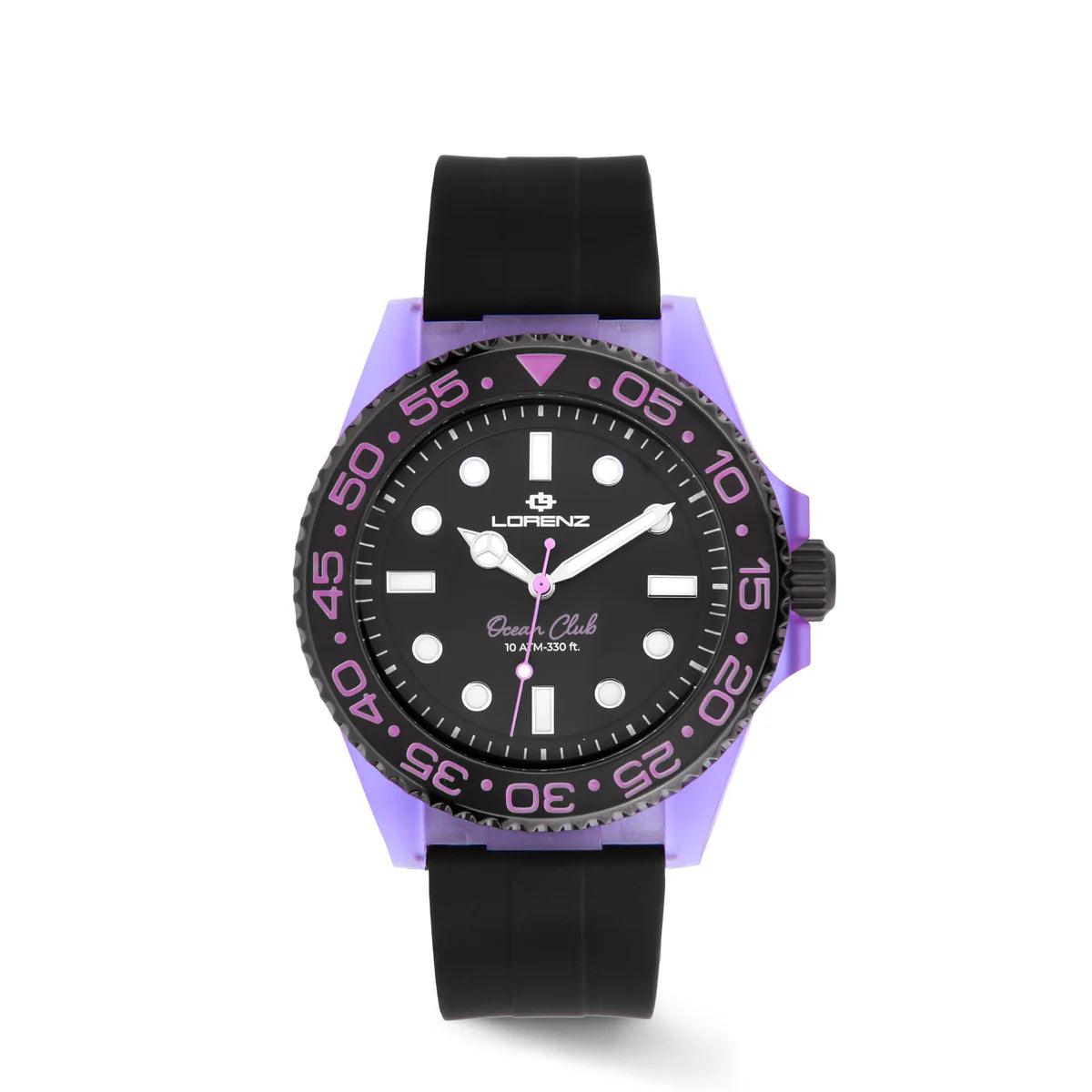 LORENZ OCEAN CLUB - Purple Orchid 030268LL - 40 mm - Quarzo - 100 metri