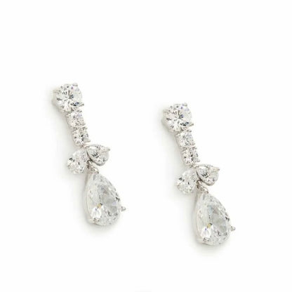 Lineargent orecchini pendenti piccoli classici argento con lacrima