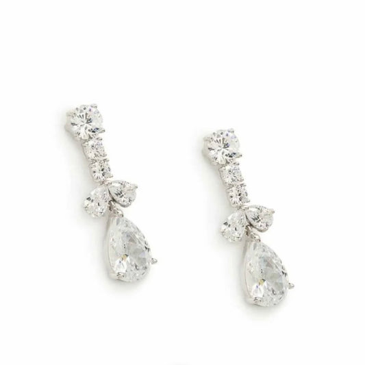 Lineargent orecchini pendenti piccoli classici argento con lacrima