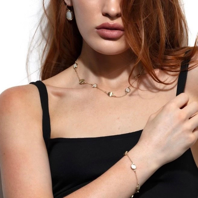 Aquaforte bracciale mignon leggero con madreperla