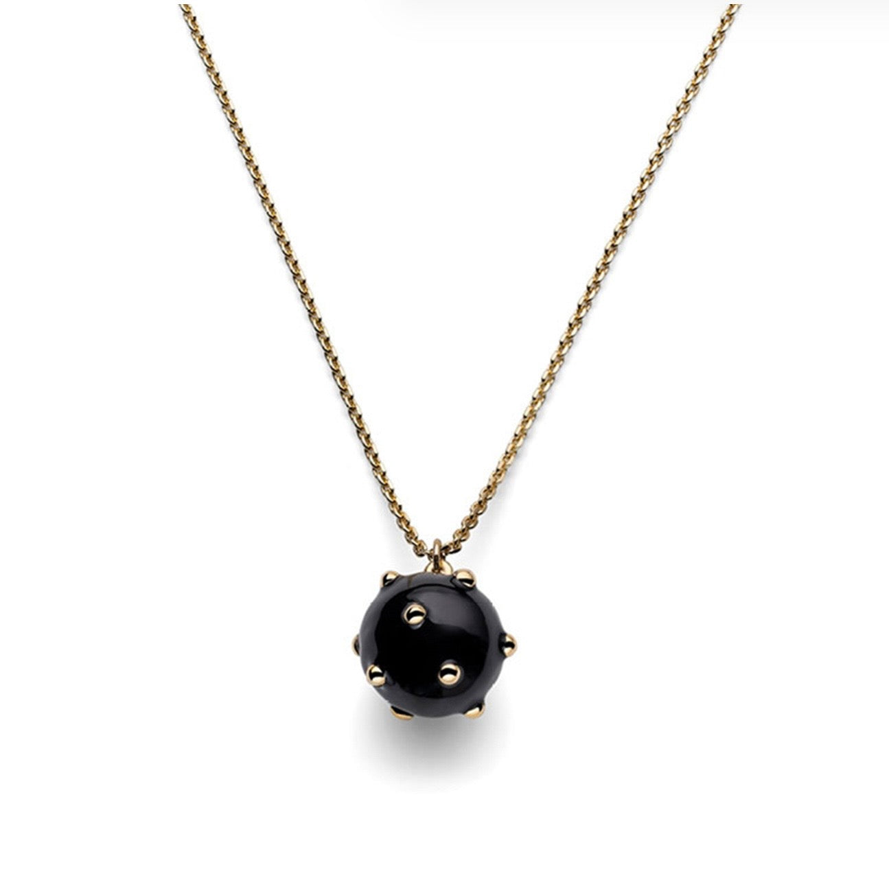 Unoaerre collana mina charm nero grande