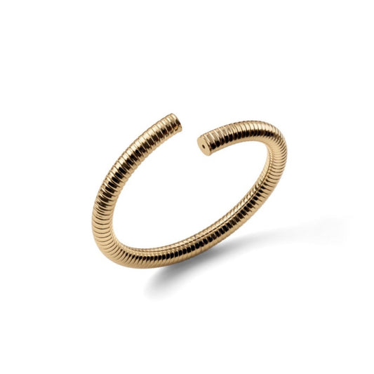 Unoaerre bracciale rigido tubogas dorato