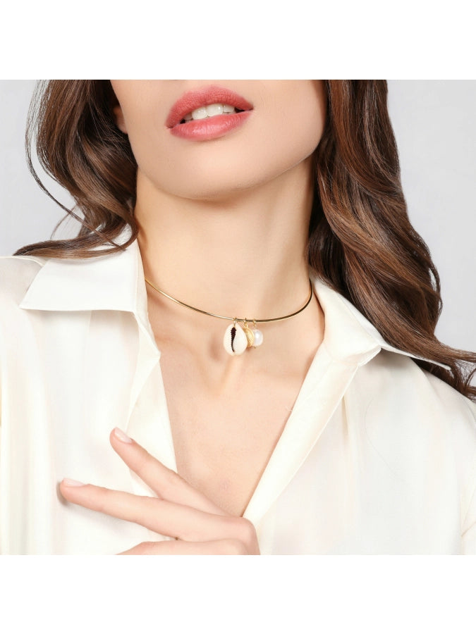 Collana rigida Legami charms perla e conchiglia