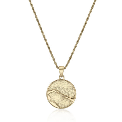 Lineargent collana medaglia d’argento ispirata alla creazione di Adamo