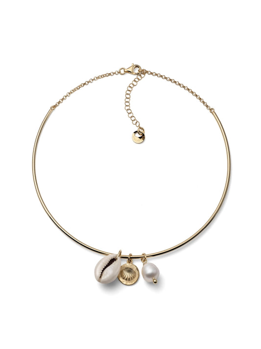 Unoaerre Collana rigida Legami charms perla e conchiglia