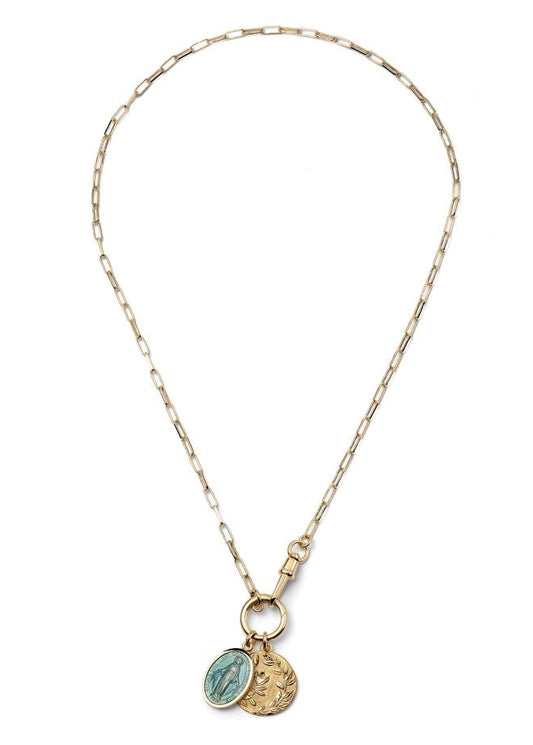 Collana Legami charm Miracolosa turchese