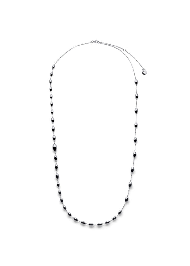 Unoaerre Collana lunga Boule in argento