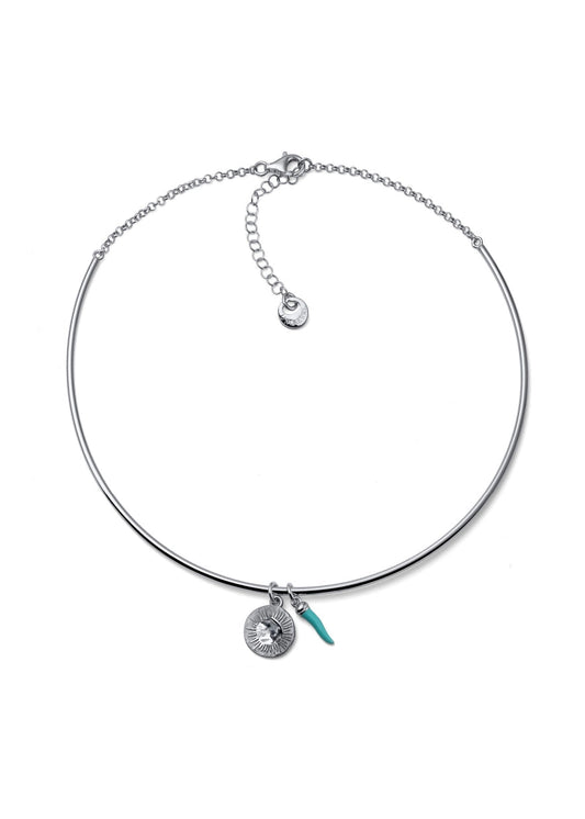 Collana rigida Legami charm cornetto turchese