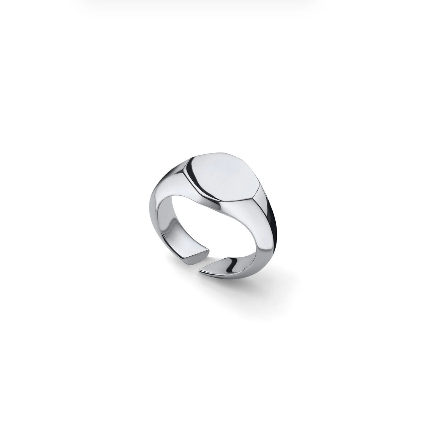 Unoaerre anello Chevalier argentato