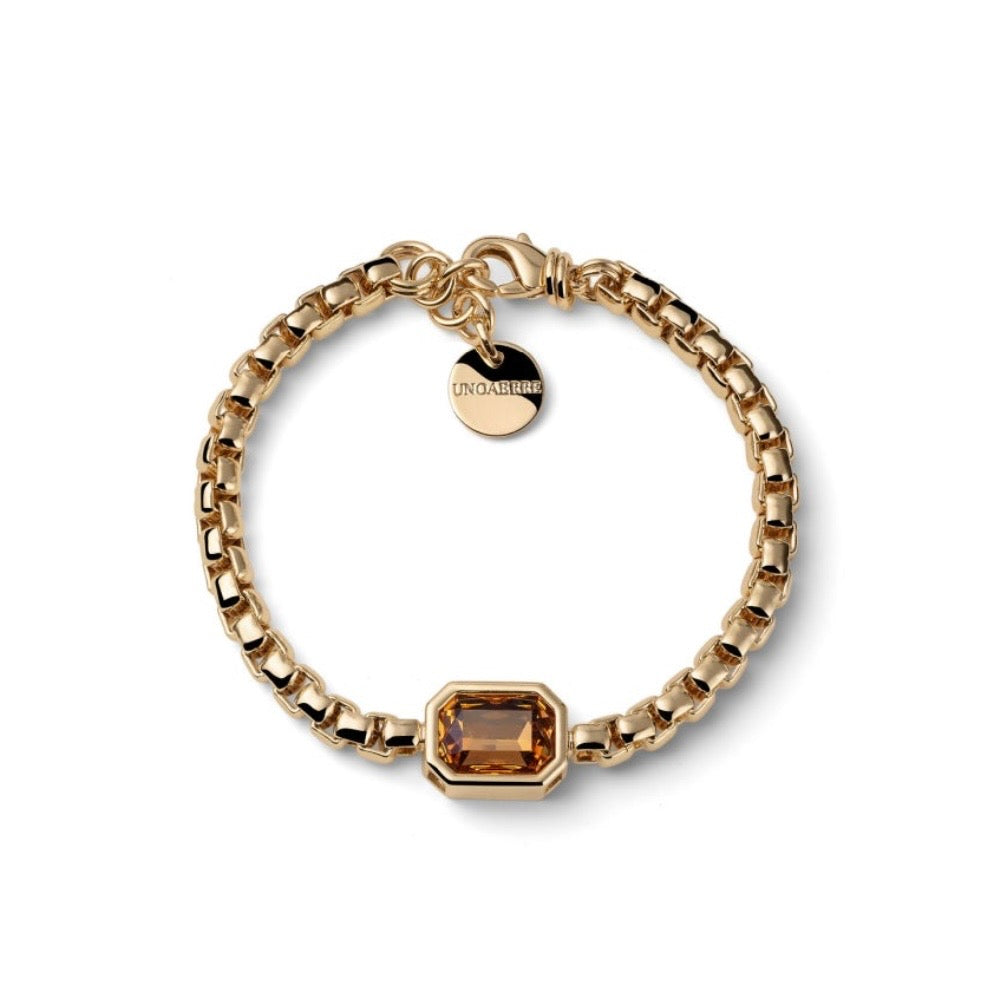 Unoaerre bracciale Joya cristallo giallo