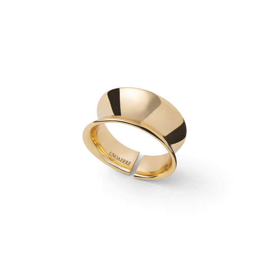 Unoaerre anello a fascia dorato