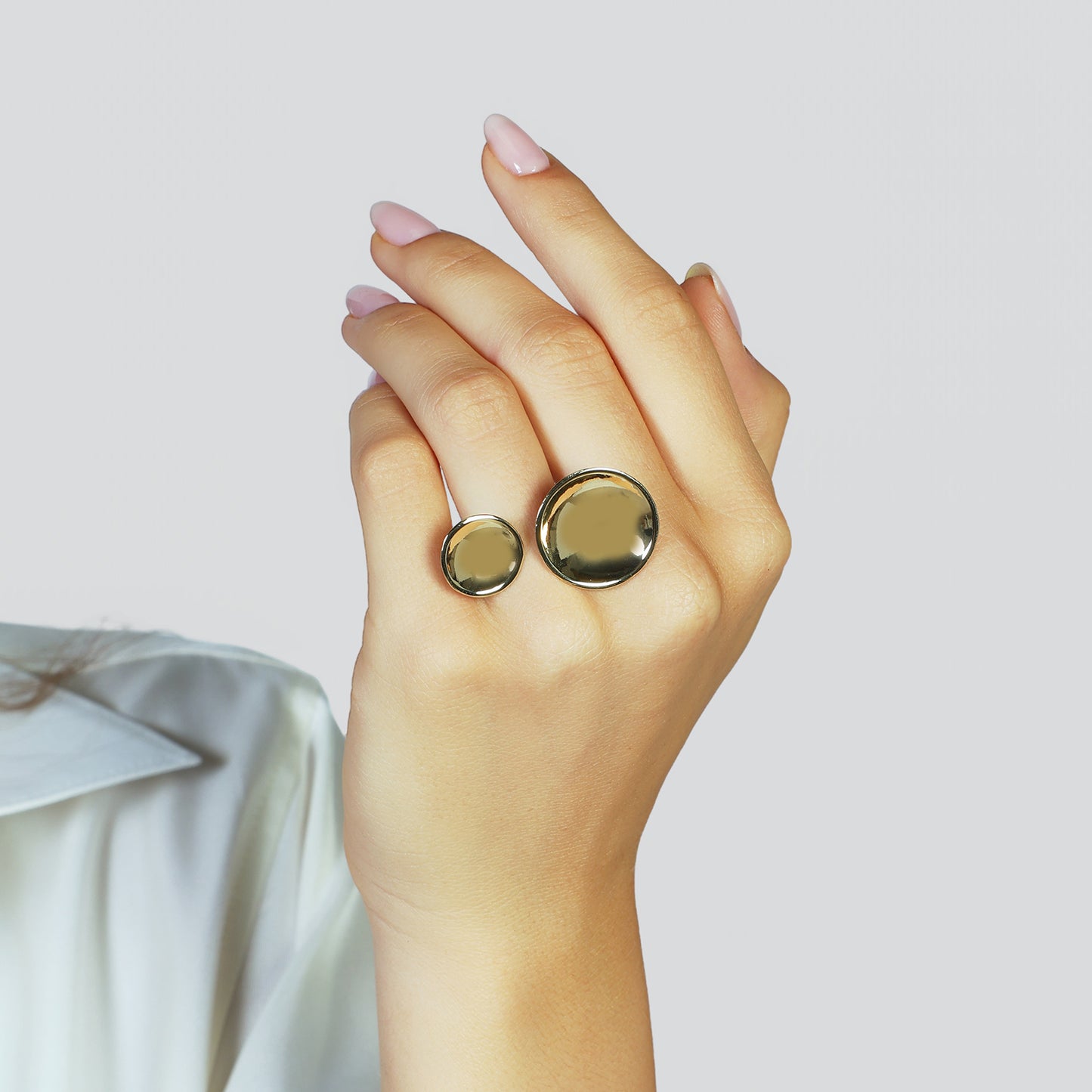 Unoaerre anello dorato lux