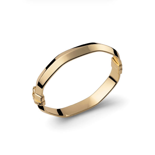 Unoaerre bracciale rigido dorato
