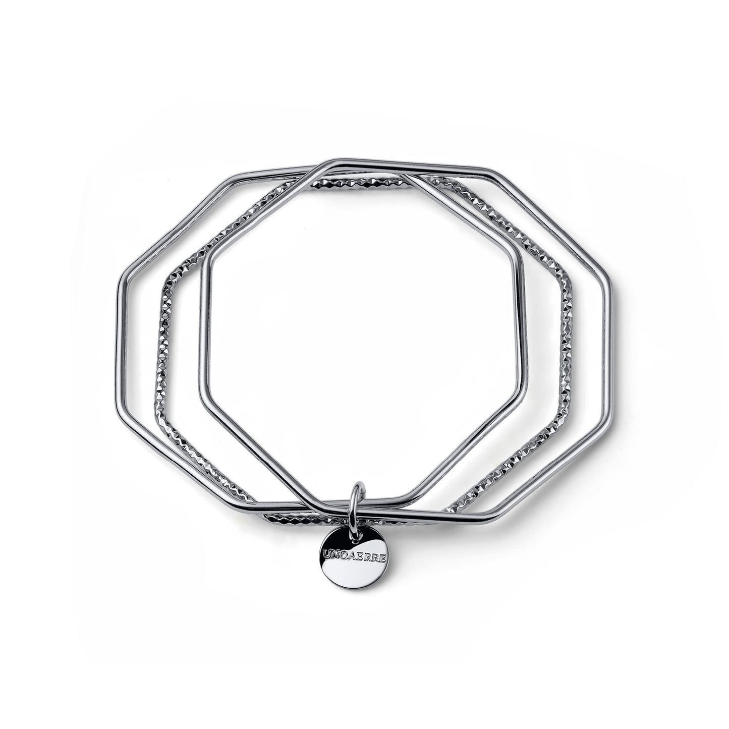 Unoaerre bracciale argentato 3 bangle