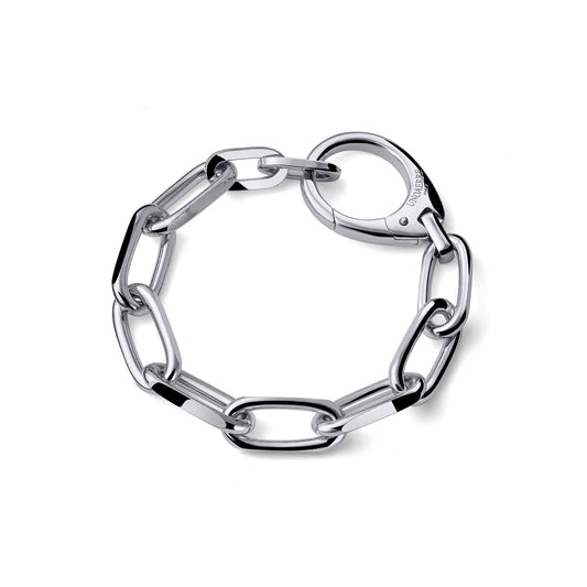 Unoaerre bracciale argentato chiusura maxi