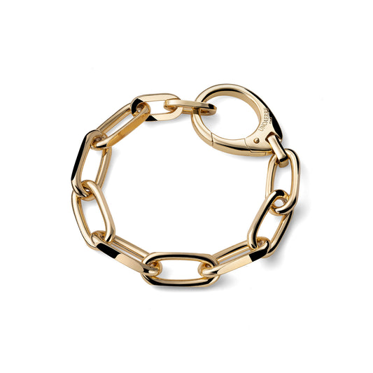 Unoaerre bracciale dorato chiusura maxi