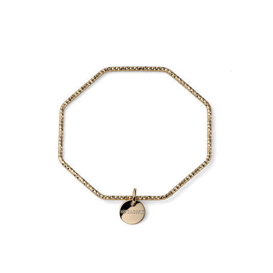 Unoaerre bracciale rigido dorato diamantato