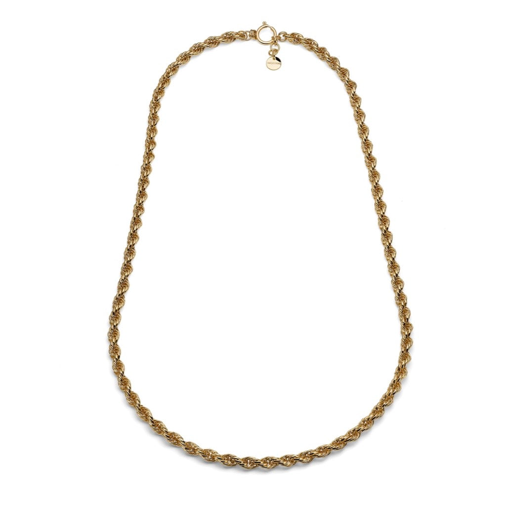 Unoaerre collana dorata corda