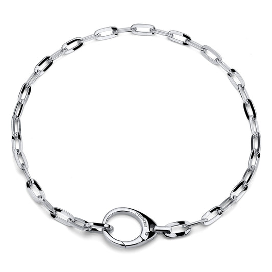 Unoaerre collana maxi chiusura argentata