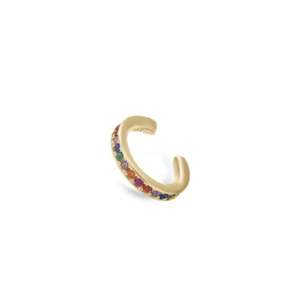 Lineargent ear-cuff in argento, modello multicolore