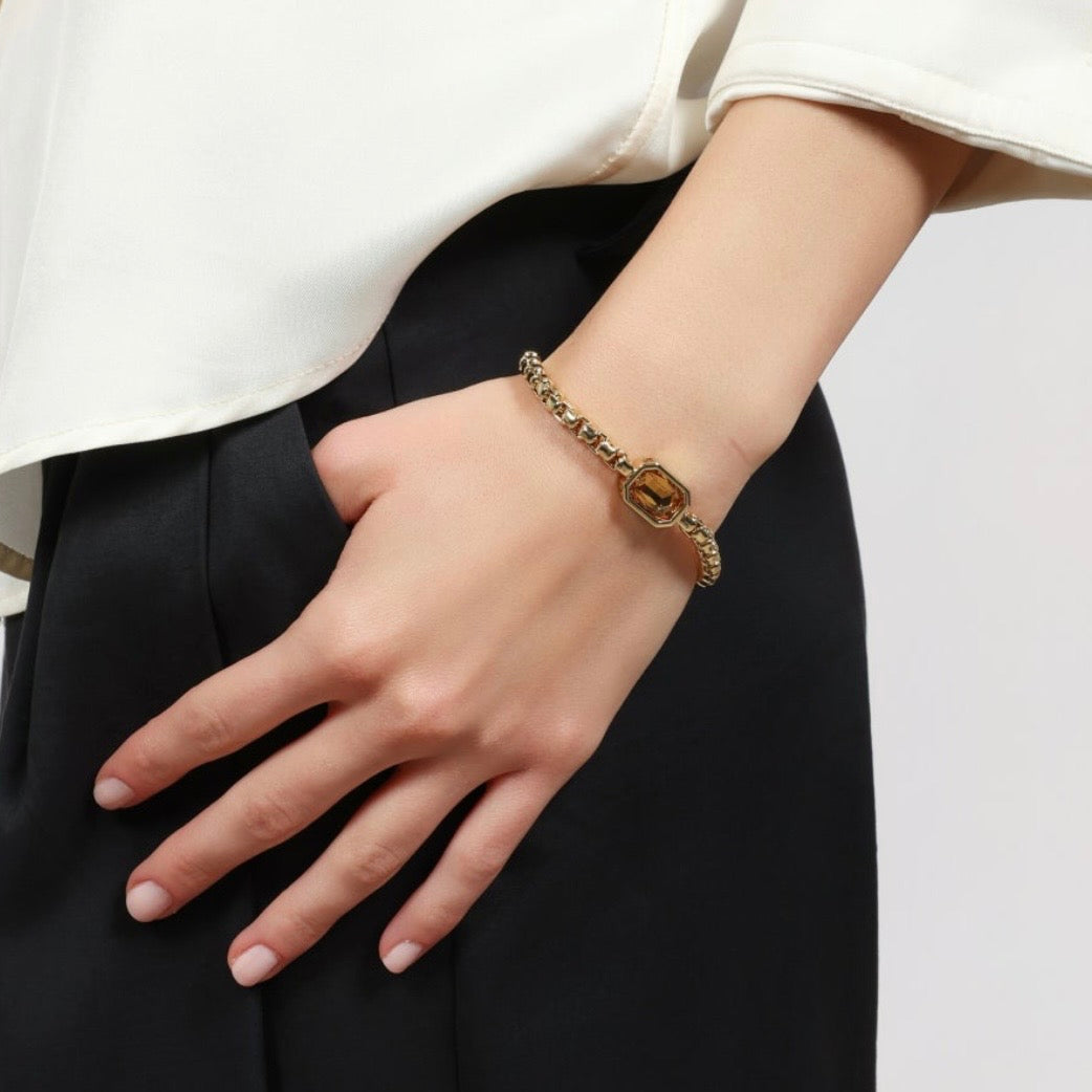 Unoaerre bracciale Joya cristallo giallo