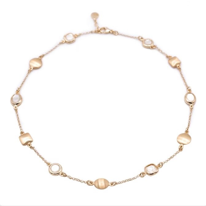 Aquaforte collana mignon girocollo leggero con madreperle